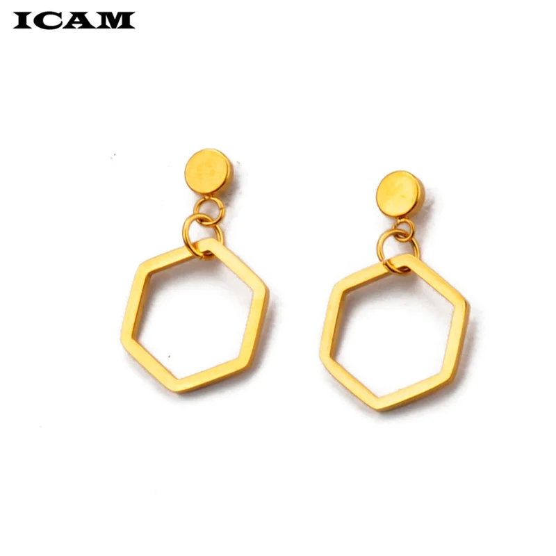 Женские асимметричные серьги ICAM Длинные ажурные для вечеринок 2019 | Украшения и