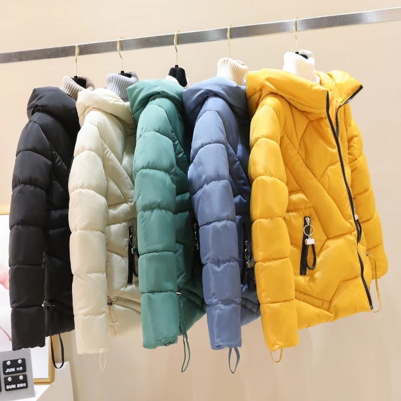 6XL, зимняя куртка, Женская парка, пальто, пуховик, хлопок, осень, Женская теплая одежда, верхняя одежда, с капюшоном, стеганая, 5XL, большой размер, плюс, короткая