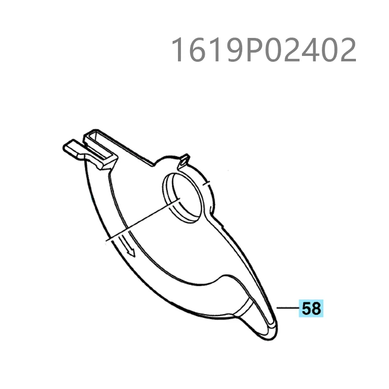 

Pivoting Blade Guard for BOSCH GKS235 GKS85G 1619P02402 Circular hand saw Power Tool Accessories Electric tools part