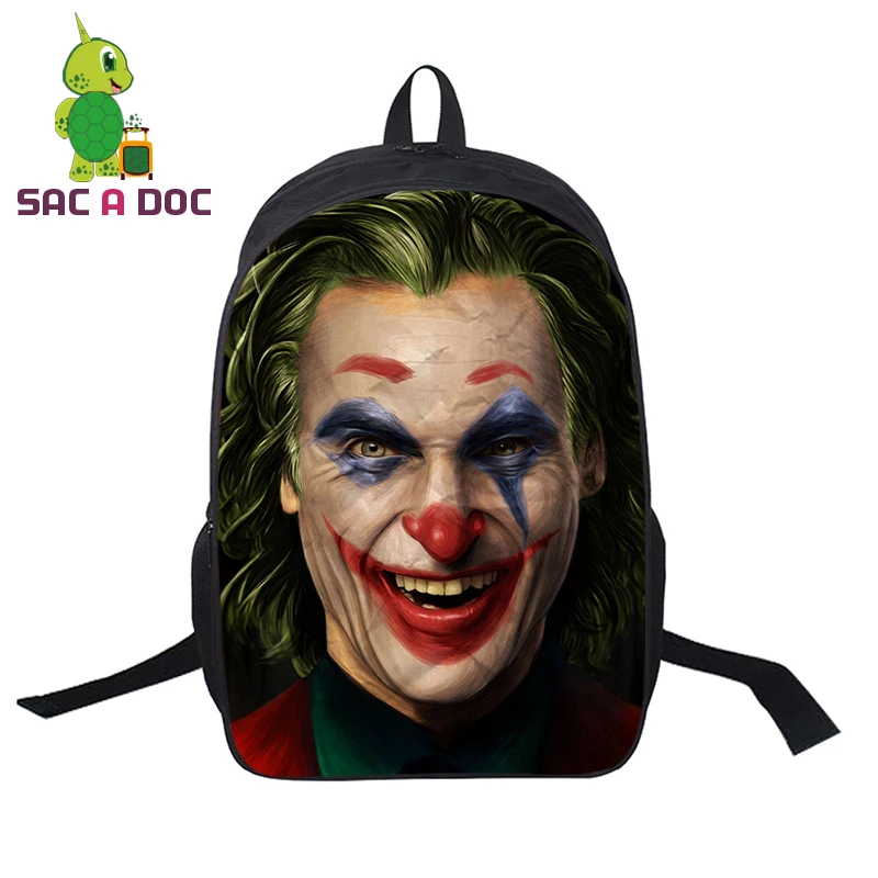 

16 Inch Backpacks Rucksack Shoulder Bag Joker Printed School Backpack Travel Laptop Waterproof Nylon Custom Schoolbag Sac A Dos