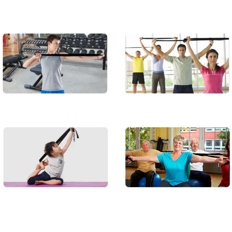 

Wonderful! Stretch Strap Cotton Portable Elastic Belts Dance Yoga Beginner Stretching Training Accessories