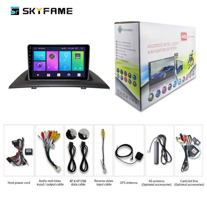 

SKYFAME Car Radio Stereo For BMW X3 E83 2003-2010 Android Multimedia System GPS Navigation DVD Player