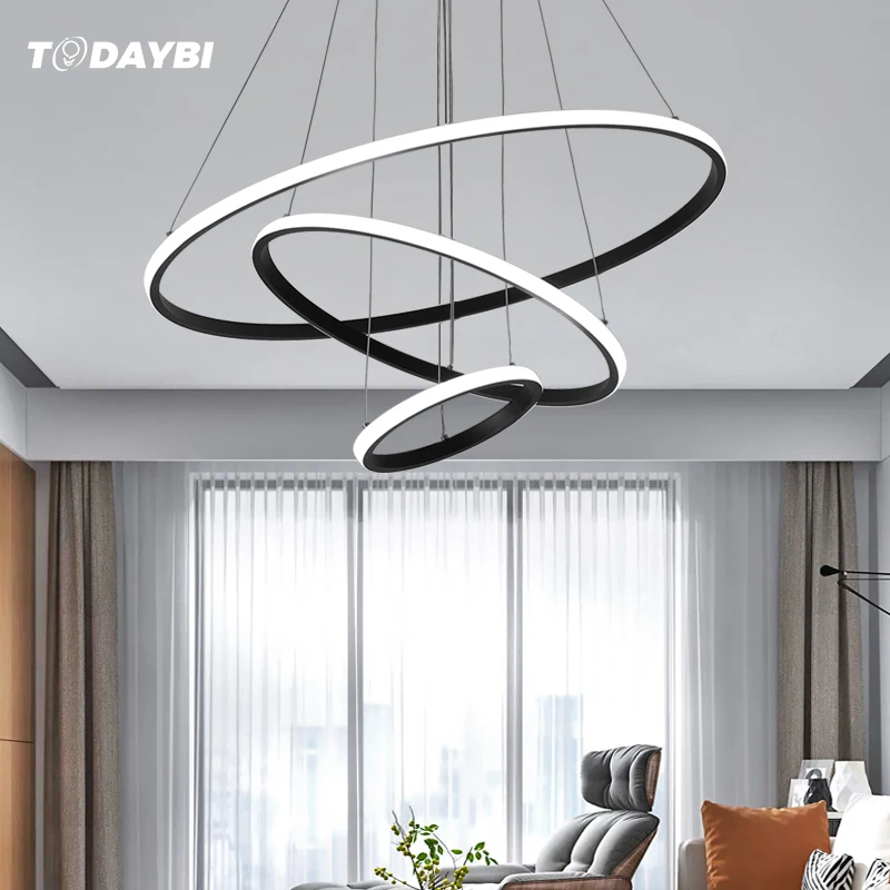 Современные светодиодный подвесные светильники Подвесная лампа для гостиной