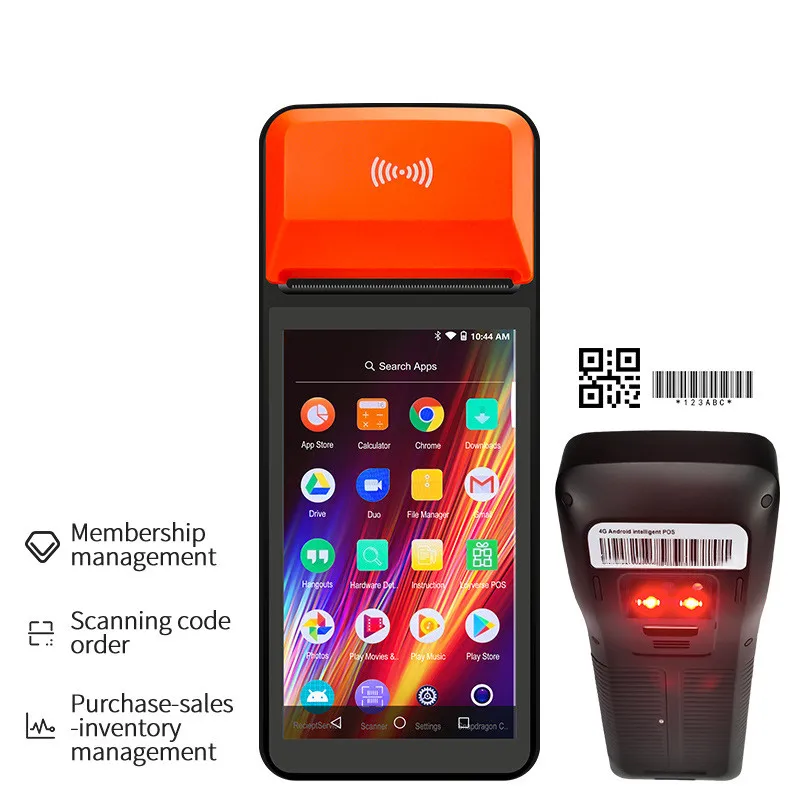 Best ポータブルposスマートモバイル,android,58mm,サーマルプリンター,4g wifi,キャッシュレジスター,テイクアウト用,新しい2021