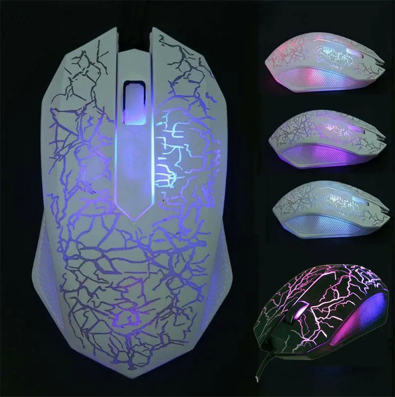 

2.4GHz WIRED USB OPTICAL MOUSE FOR PC LAPTOP COMPUTER SCROLL WHEEL LED