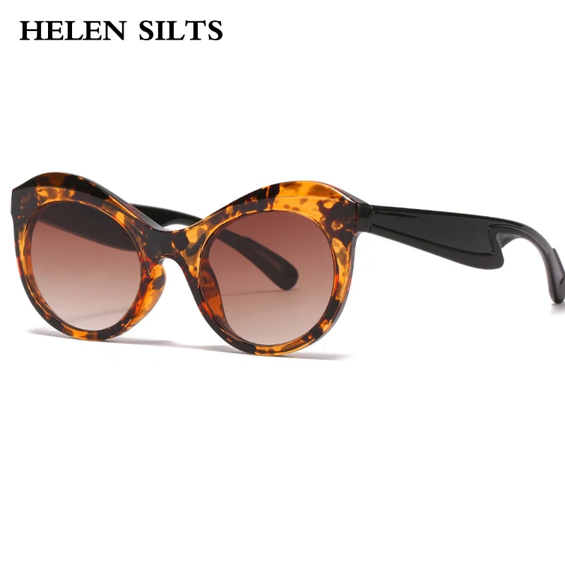 

Fashion Cat eye Sunglasses Women Men Brand Designer Retro Round Lens Sun Glasses Female Vintage Unique Leopard Shades Eyewear