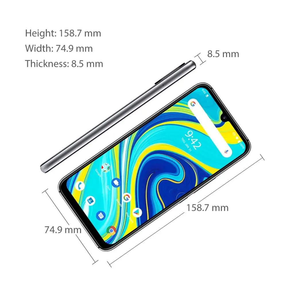 UMIDIGI A7 Pro смартфон четыре ядра экран 6 3 дюйма 4 Гб + 64 ГБ|Смартфоны| |