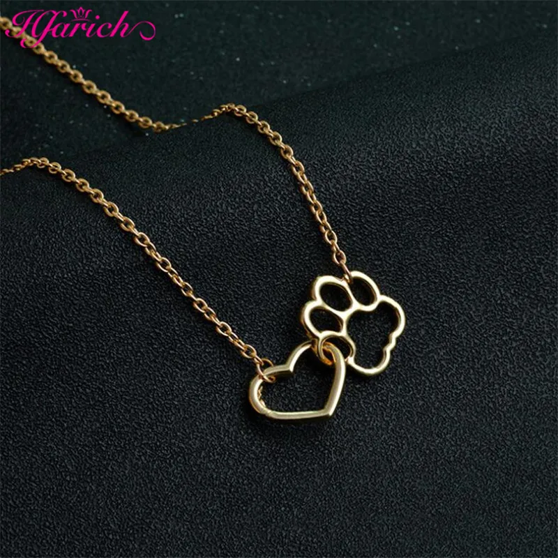 Ожерелье с отверстиями в форме лапы питомца милые животные собака кошка любовь