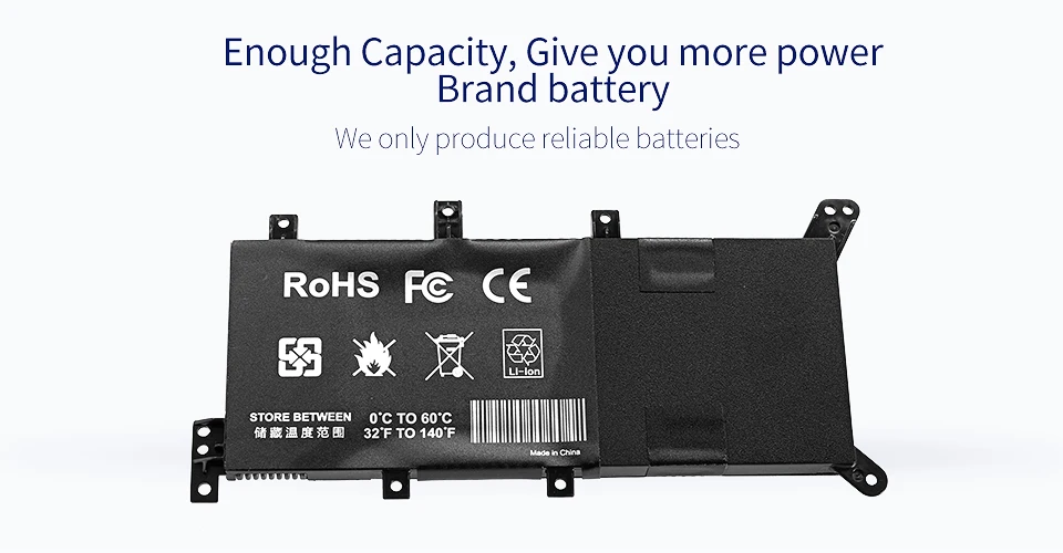 Apexway 7,6 V 38Wh Батарея ноутбука для ASUS X554L X555L X555LB X555LN X555 X555LD X555LP F555A F555U W519L F555UA VM C21N1347