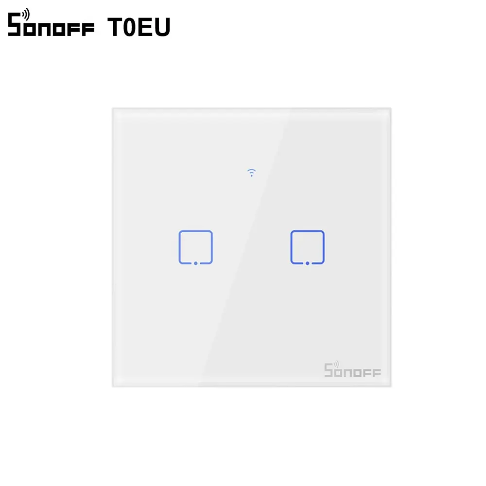 SONOFF T0 ЕС TX Wifi сенсорный настенный светильник беспроводной переключатель умный
