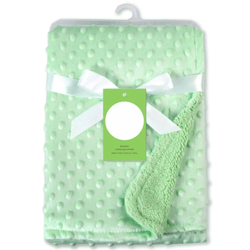 Manta de beb&eacute; arrullo para reci&eacute;n nacido, pa&ntilde;ales de beb&eacute;, manta polar suave t&eacute;rmica, juego de ropa de cama s&oacute;lida, edred&oacute;n de algod&oacute;n, productos de ba&ntilde;o para reci&eacute;n nacido-5