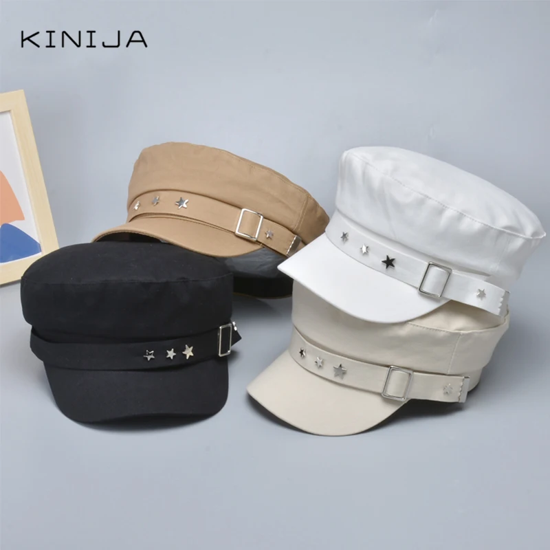 Модная шляпа в стиле панк с изображением морской тематики восьмиугольная для