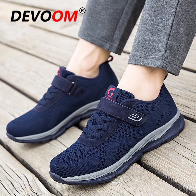 Женская Повседневная обувь для пожилых людей легкая спортивная мужские
