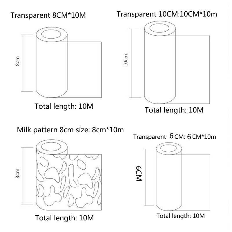 Кухонные гаджеты оберточная лента воротник для торта рулон упаковки 10 м мусса