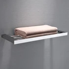 Простой стиль ванная 304 нержавеющая сталь Однослойная Полка для полотенец стойка для ванной комнаты аппаратная Подвеска для ванной комнаты