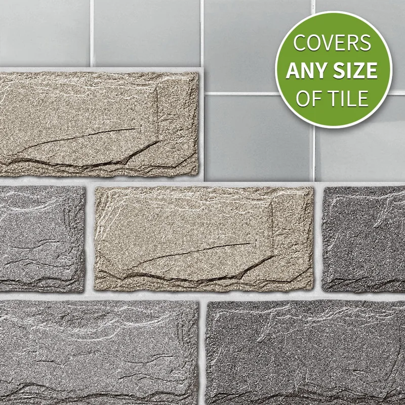 3D Wall Tiles Peel and Stick Self Adhesive Removable Stickers for Kitchen Backsplash Bathroom DIY Home | Дом и сад