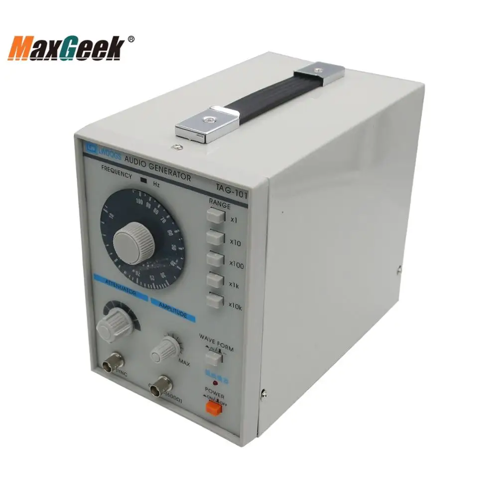 Maxgeek тег 101 звуковой генератор Функция от 10 до 1 МГц точность сигнал низкой частоты