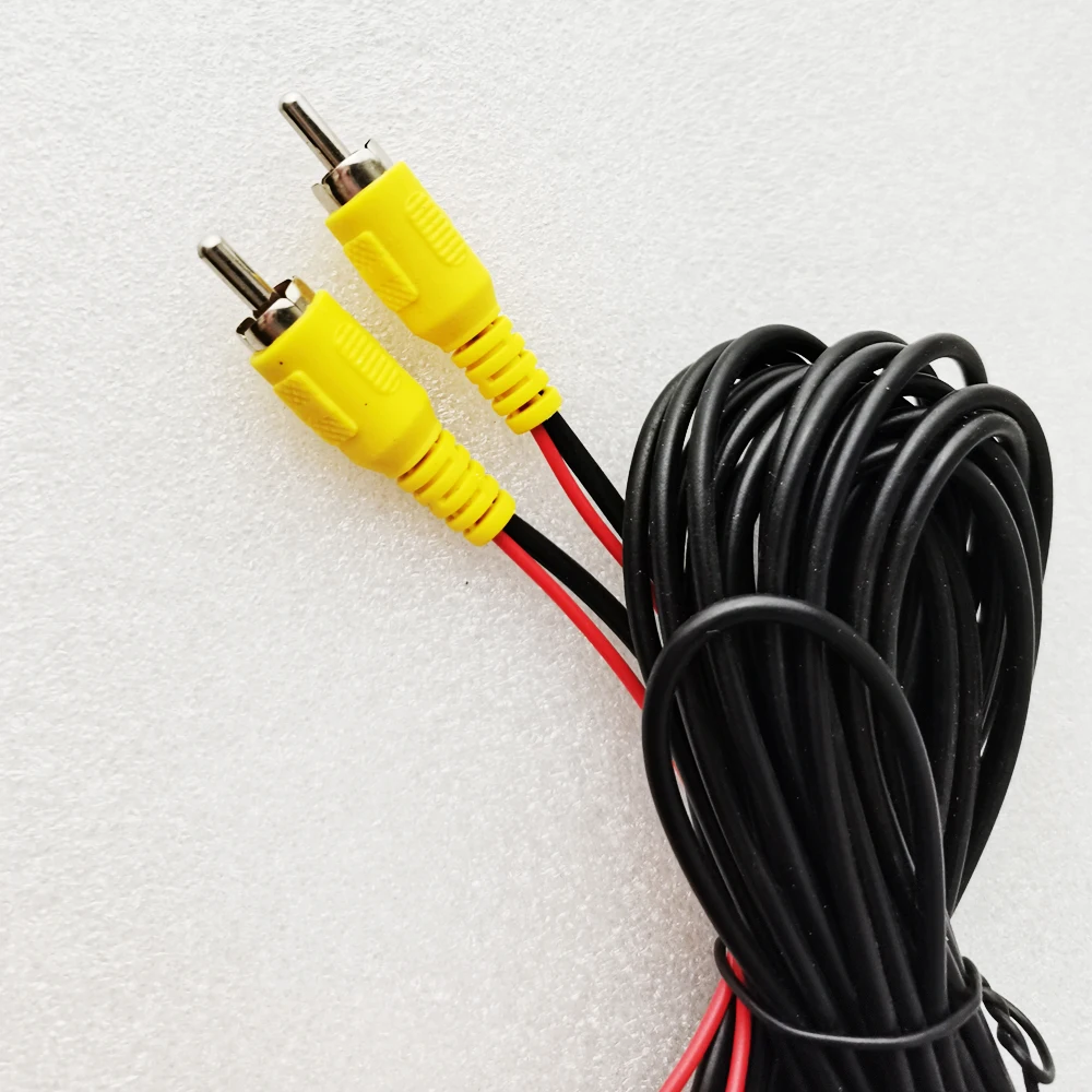 Универсальный Удлинительный кабель для видеосигнала RCA длиной 6 м и питания 1