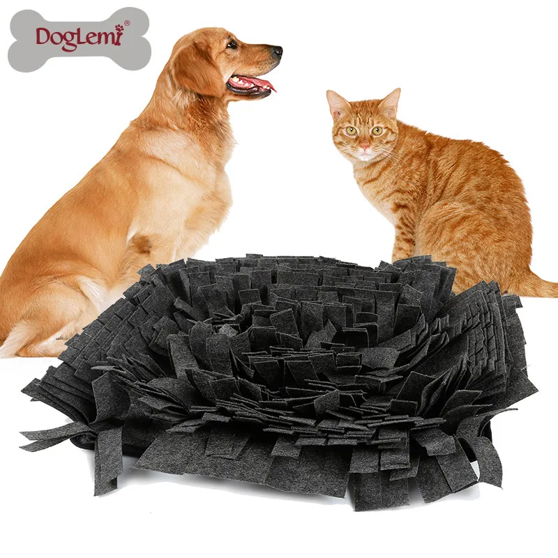 

Educational pet toy washable pet training blanket physical exertion smell mat splicing dog smell mat
