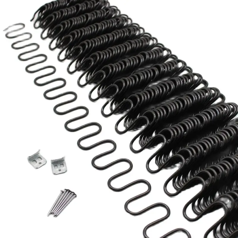 

5pcs 35/40/45/50/55cm Sofa Couch Recliner Replacement Coil Seat Back Repair Kit With Spring Clips 40mm Wire Nails