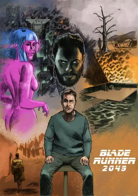 Больше стилей популярный фильм лезвие бегун 2049 Ретро художественный печать