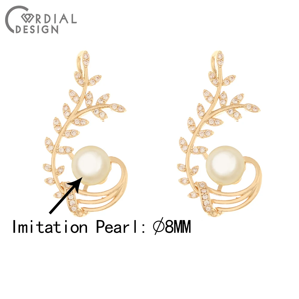 

Cordial Design 30Pcs 17*34MM Jewelry Accessories/Hand Made/CZ Charms/DIY Necklace Making/Blank Tray/Jewelry Findings & Component