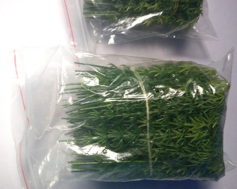 10 шт. искусственные зеленые бамбуковые листья|Статуэтки и миниатюры| |