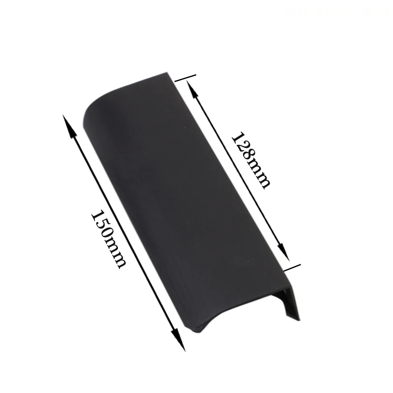 

8858 Black 128mm Kitchen Handles Furniture Handles for Cabinets and Drawers Handles for Dresser Aluminum