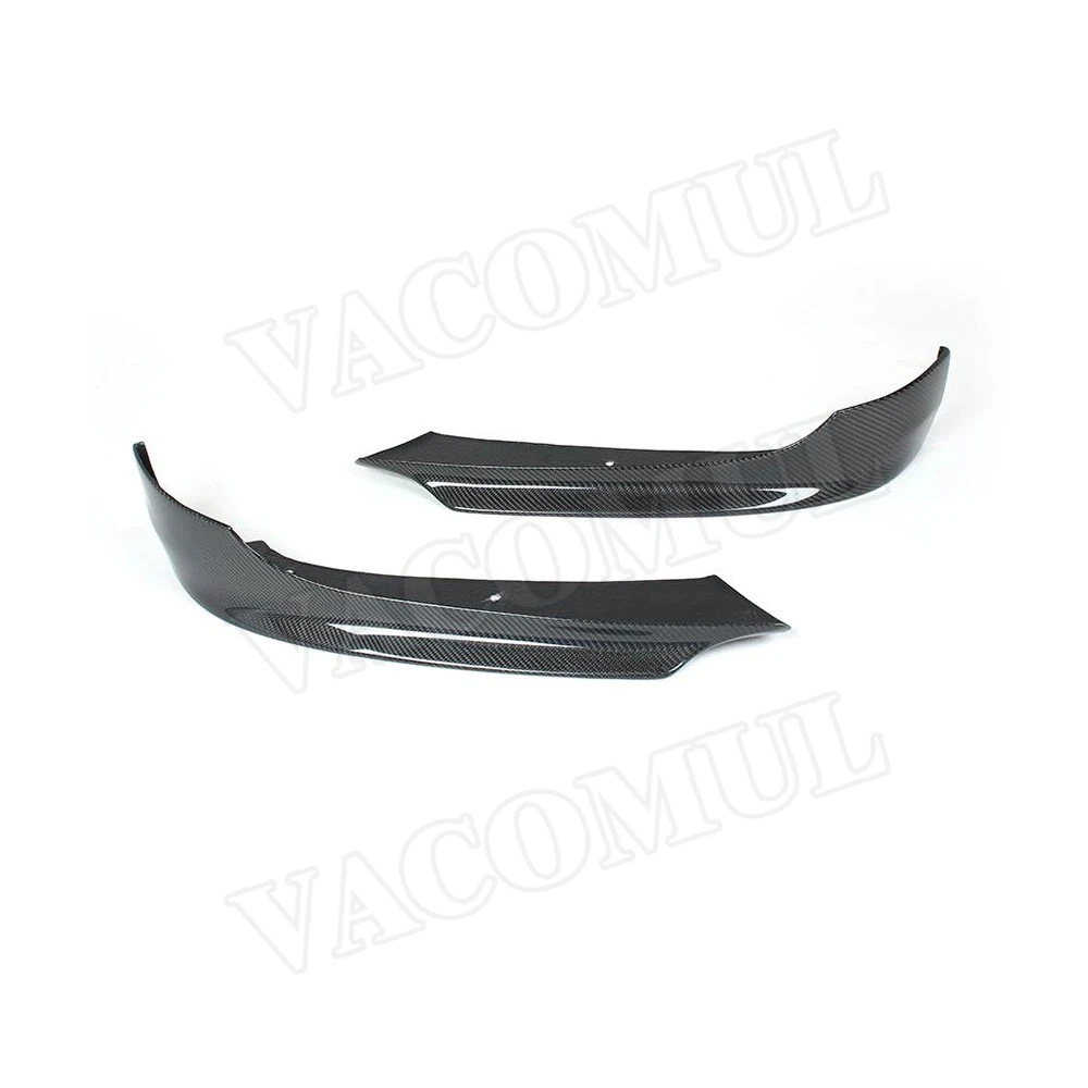 Углеродное волокно для автомобиля Передние Губы разветвители закрылки фартуки