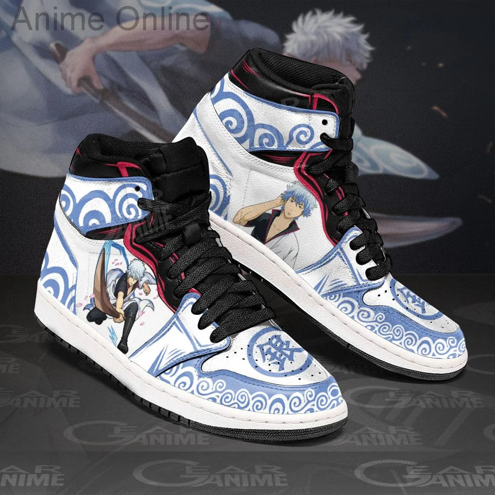

Кроссовки Gintoki Gintama, Аниме обувь на заказ