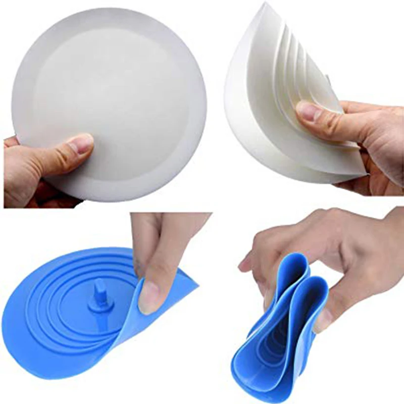 3 упаковки 6 дюймов большой силиконовый чехол для ванной|Крышки посуды| |