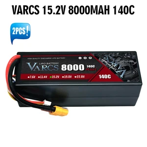 2 шт. VARCS Lipo 2S 3S 4S аккумулятор Lipo 8000 мАч 10000 мАч LIHV 7,6 В 11,4 в 15,2 в 14,8 в для 18 110 Багги Truggy XXMAX 8S Arrama 8S