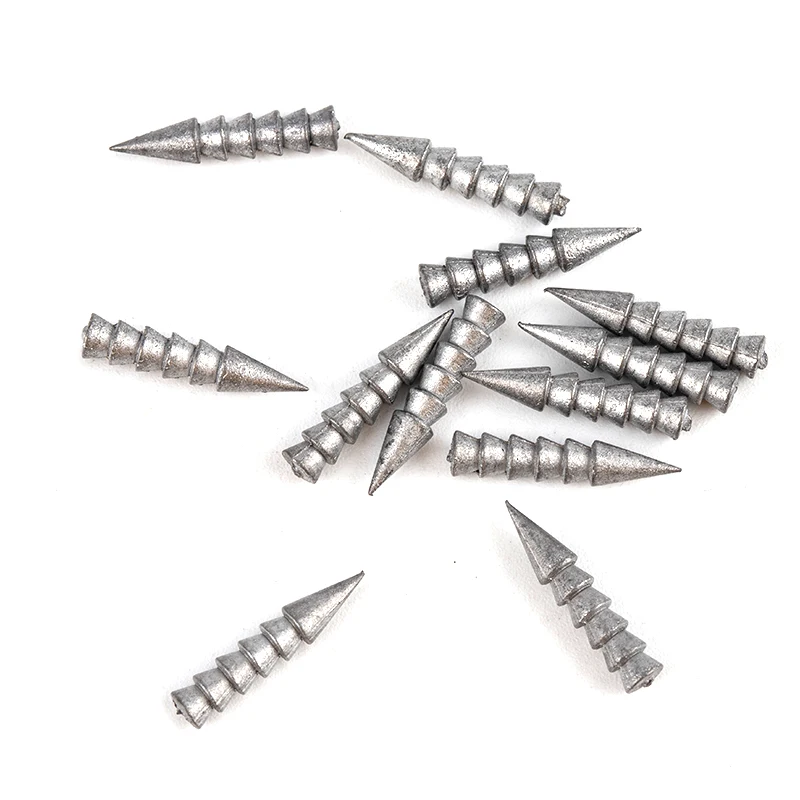 

10pcs/lot Tungsten Fishing Sinker Insert Soft Worm Fishing Accessories