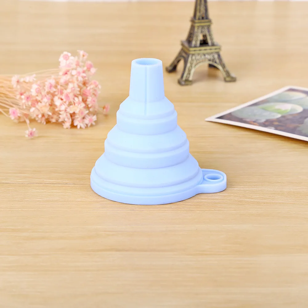 

Folding mini telescopic funnel household silicone oil drain kitchen liquid funnel kitchen tools accessories Eco-Friendly