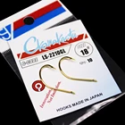 10 шт.30 шт.партия, острый Рыболовный крючок из высокоуглеродистой стали 1 #-18 #, полноразмерный, золотой, крючок Maruseigo