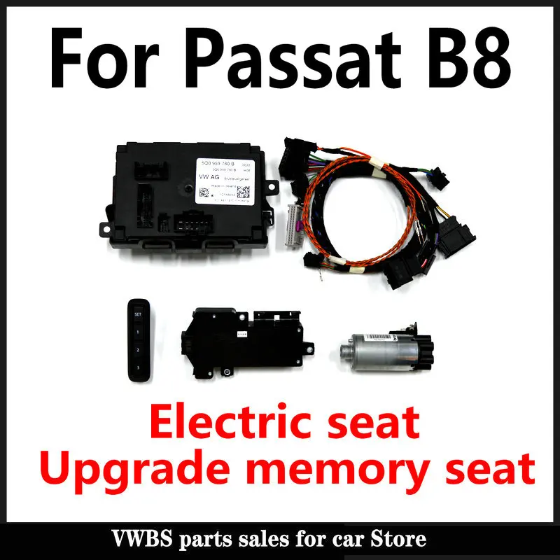 

V W Passat B8 Golf MK7 Tiguan MK2 power seat non-destructive upgrade memory seat
