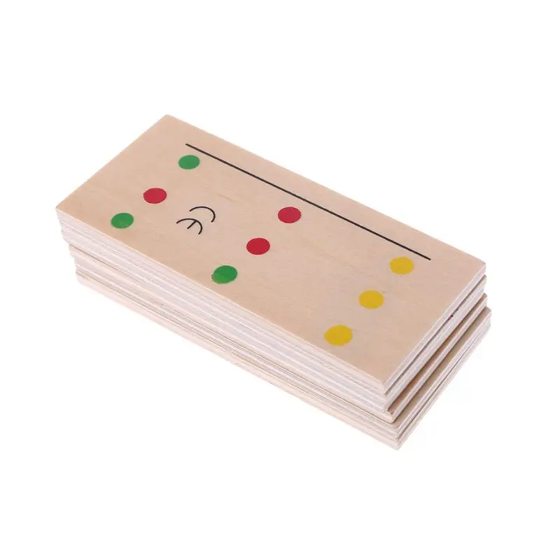 

Wooden Montessori 3 Colors Sorting Array Game Preschool Early Educational Toys Set Gift