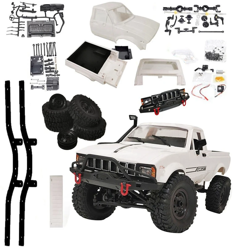 

2 Set RC Car Accessories, DIY Upgrade Parts Set Shock Absorber & Crawler off Road DIY RC Car Kit