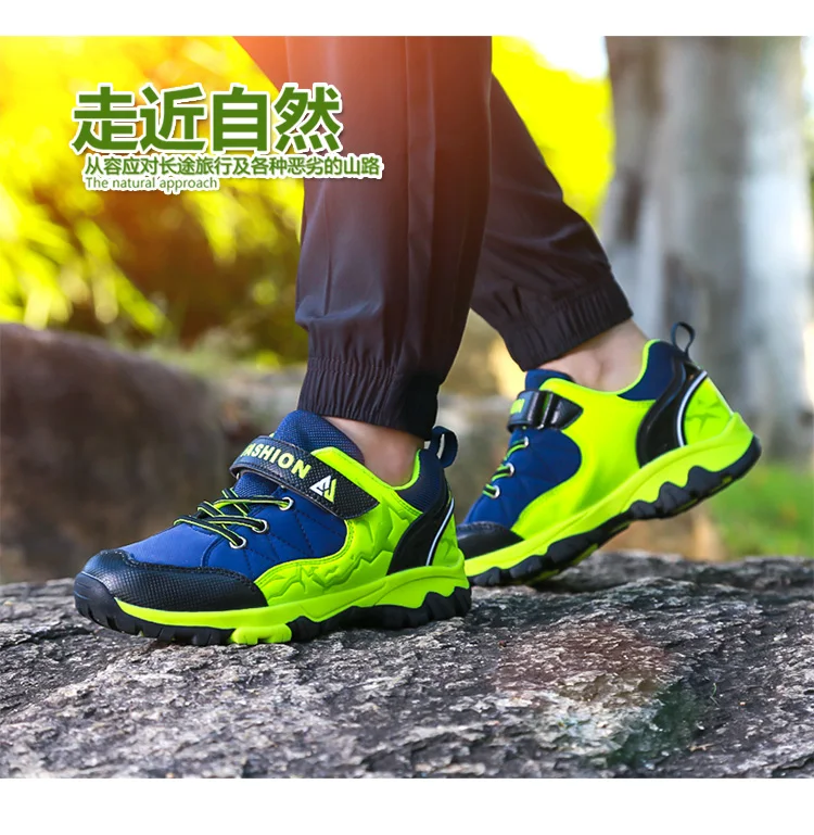 1801 Hiking Children Shoes For Kids Sneakers Winter Boys Casual Shoes Girls Sneakers Boys Snow Shoes Climb Mountains Ice