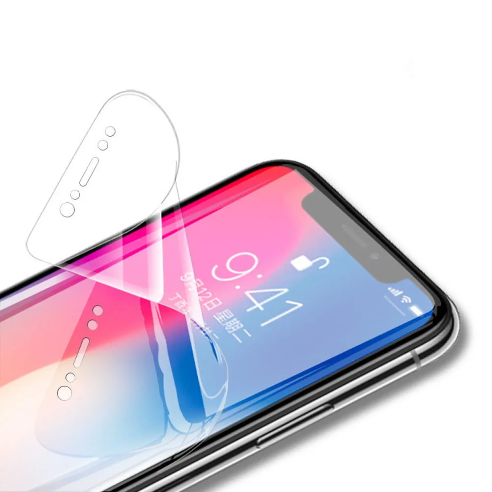 3 в 1 пленки для iPhone XR/XS Max передняя + задняя объектив камеры Гидрогелевая HD