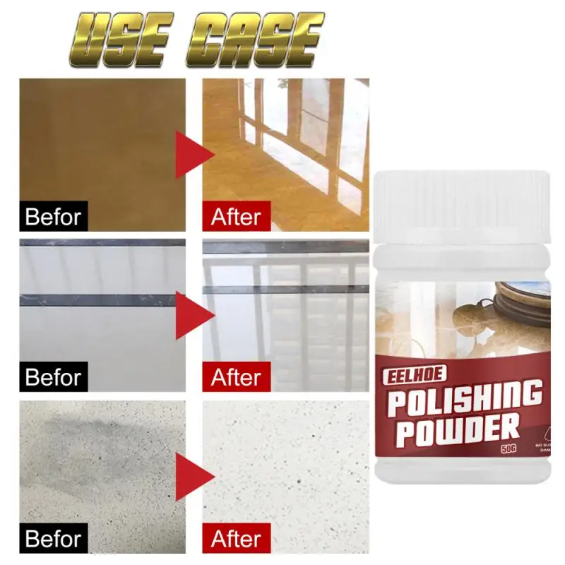 Ceramic Tile Polishing Powder Furniture Disc Porcelain Granite Marble floor Brightening Agent | Дом и сад