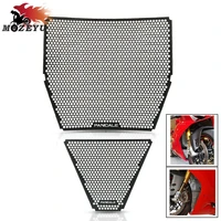 motorcycle radiator grille guard cover protector set for ducati v4 v4s 2020 panigale v4 2018 panigale v4 rs