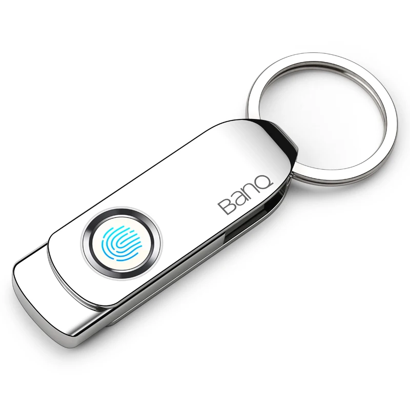 banq f16 64gb 128gb high speed recognition fingerprint encrypted high tech pen drive security memory usb 3 0 flash drives 256g free global shipping