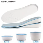 Невидимые увеличивающие рост стельки для увеличивающей Рост обуви дышащие эластичные мягкие увеличивающие рост стельки для спортивной обуви унисекс