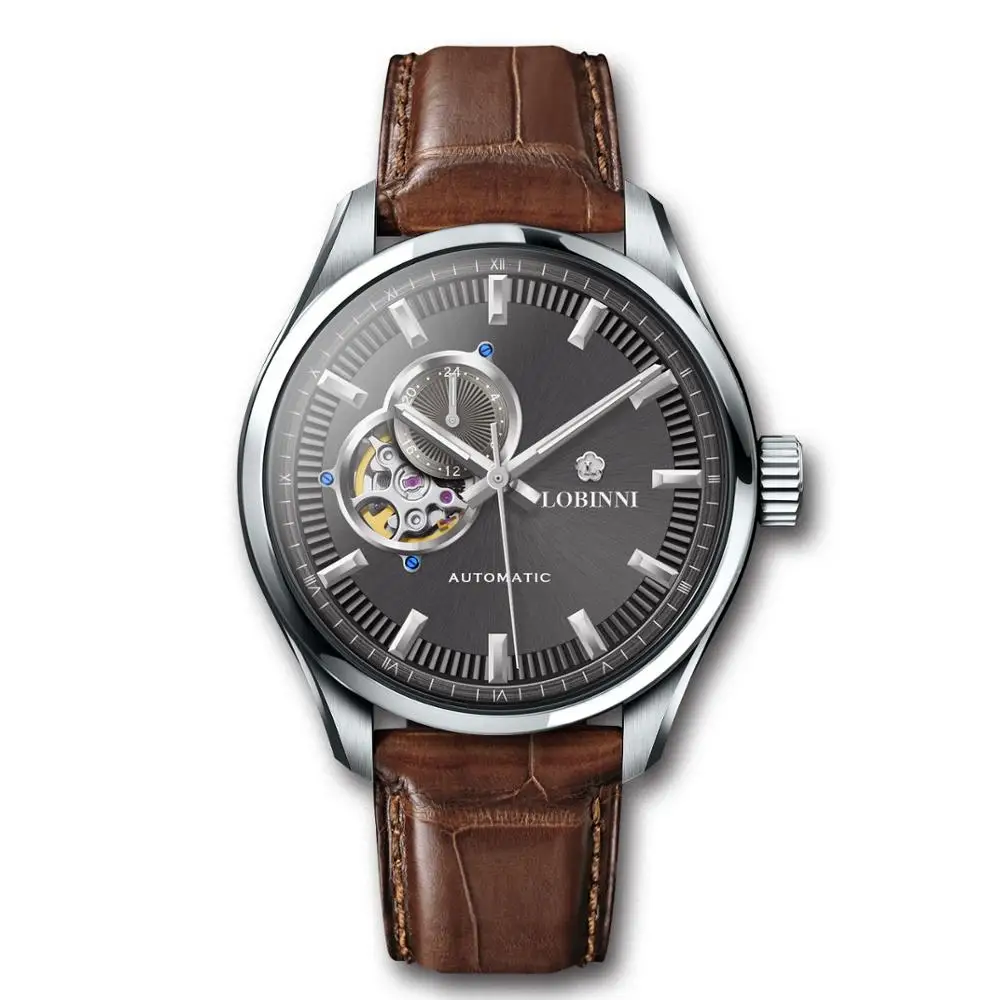 Часы наручные LOBINNI Мужские автоматические роскошные механические швейцарские