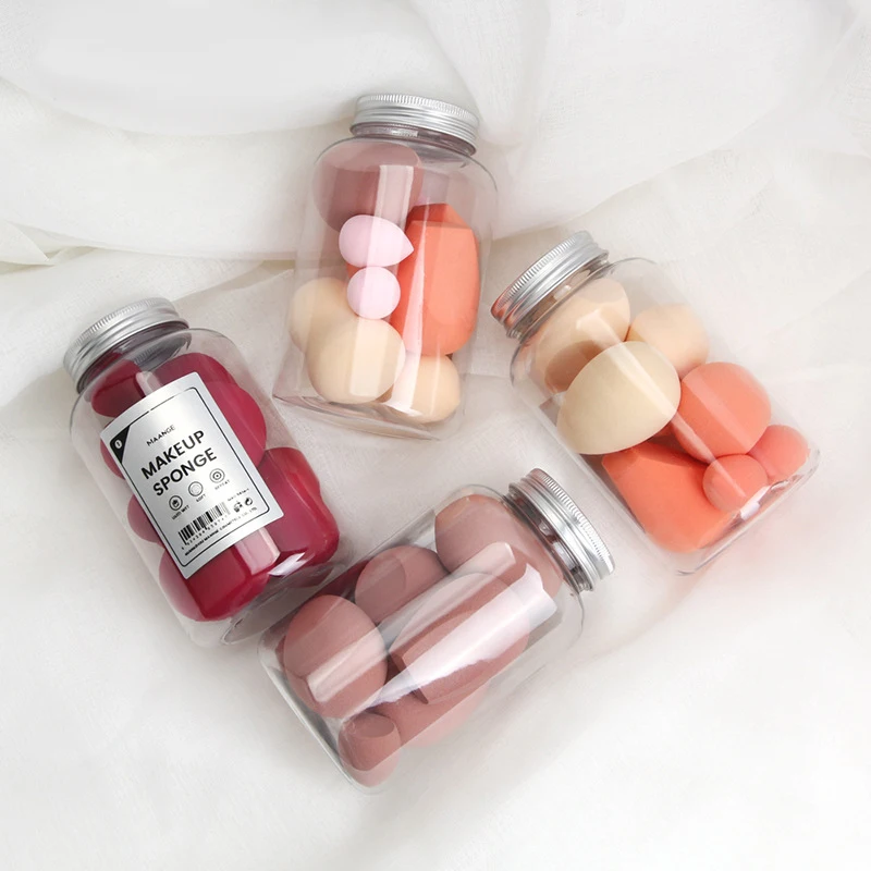 

8 шт. губка для макияжа, яйцо для красоты, мягкая безвредная для кожи тыква/скошенная/капля воды, Влажная и сухая двухцелевая косметическая г...