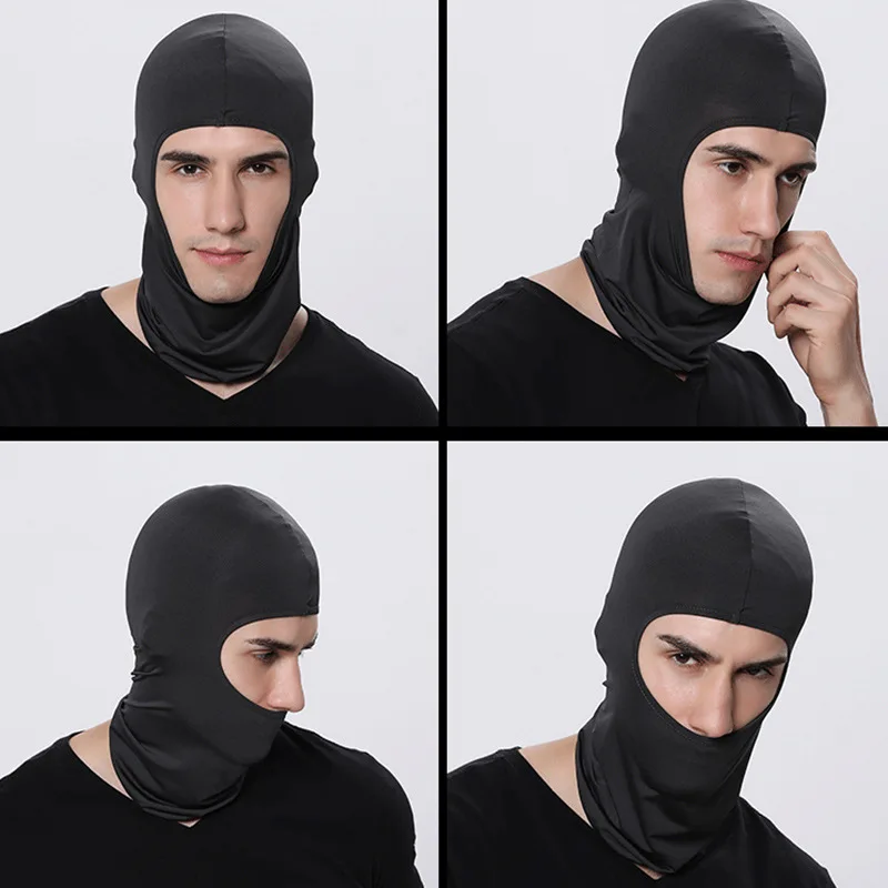 Балаклава маска для лица из лайкры шапка велосипедная мотоциклетная