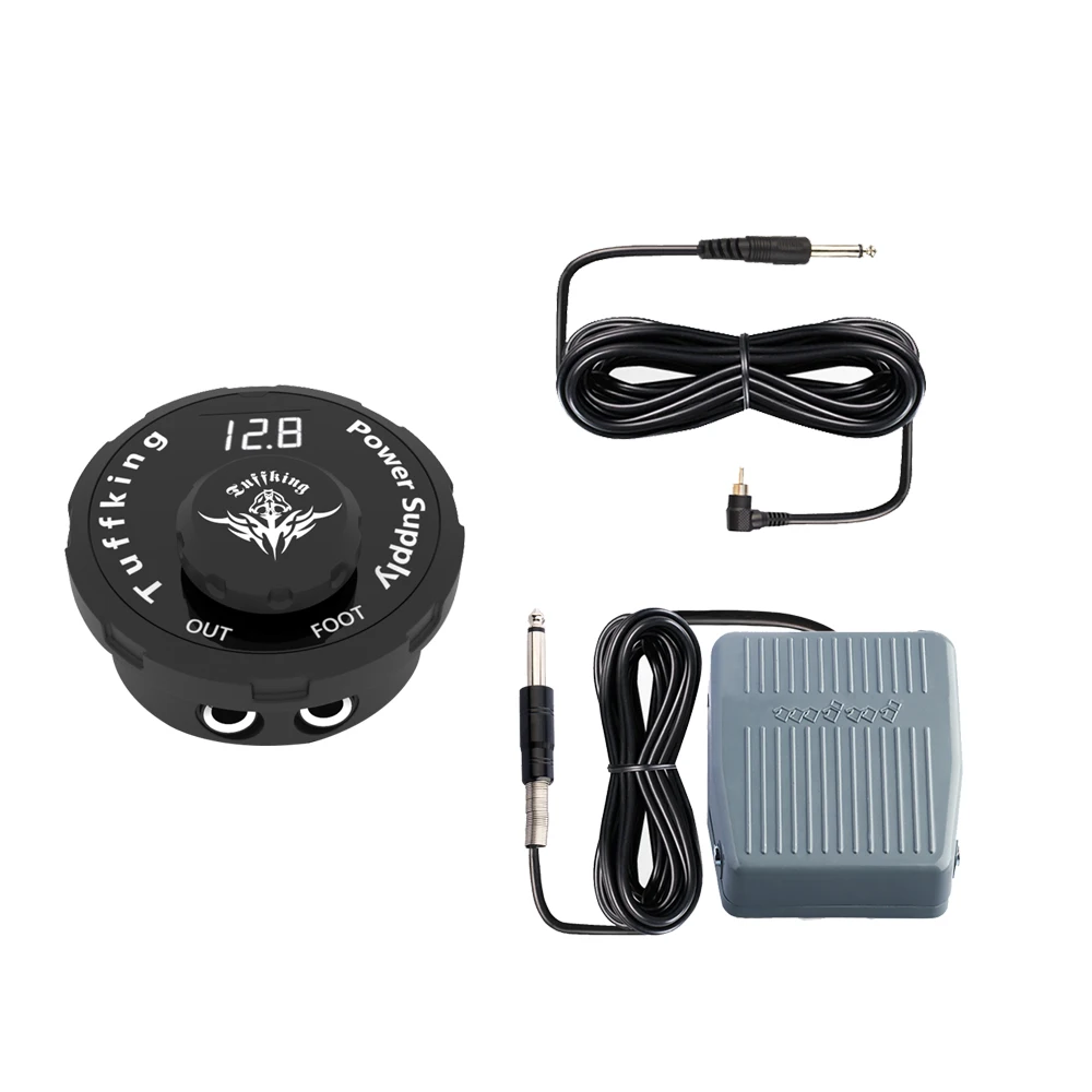 

Переключатель питания для тату-машинки, цифровой блок питания с ЖК-дисплеем, с педалью и зажимом, вращающийся шнур для тату-машинки