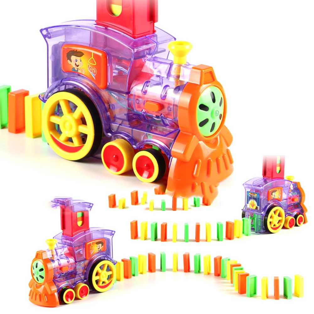 Игра в домино Электрический поезд детская игрушка автоматическая модель