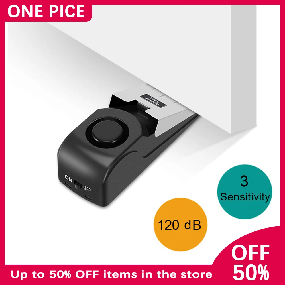 Противоугонная сигнализация для двери 120 дБ звуковая беспроводная вибрация дома